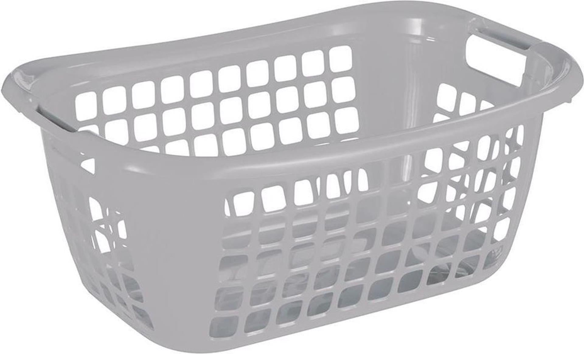 Sunware basic wasmand 55cm zilver
