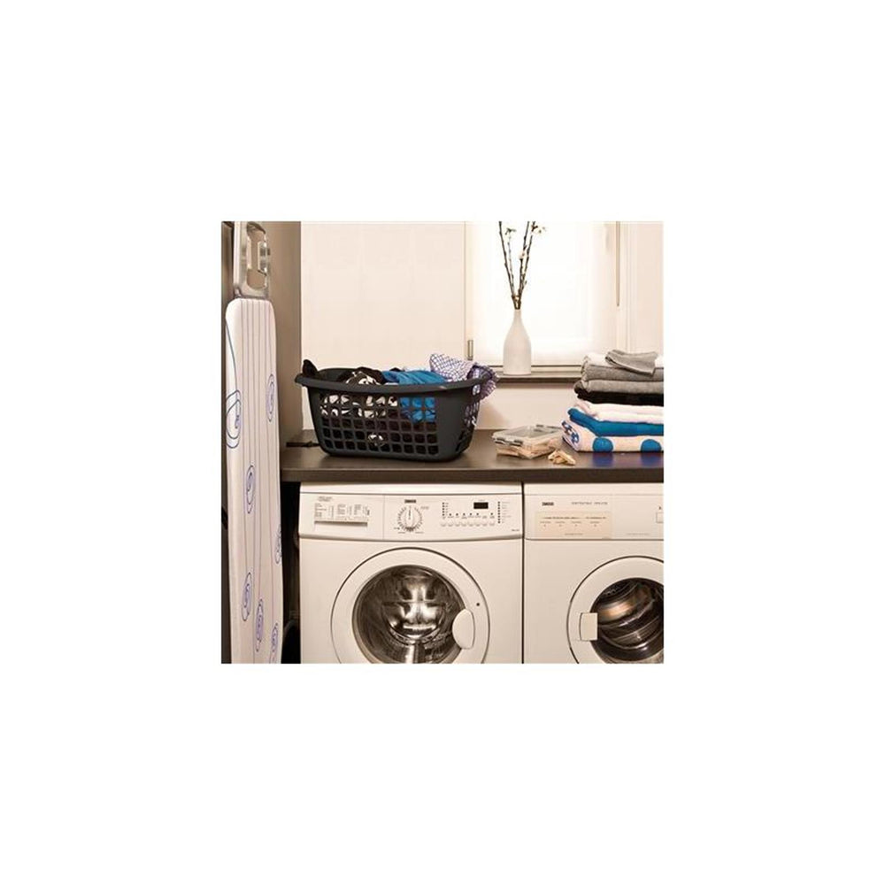 Sunware basic wasmand zwart 65x45x27cm ca75 liter