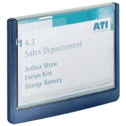Deurbord durable click sign 14,9 x 10,55 cm blauw