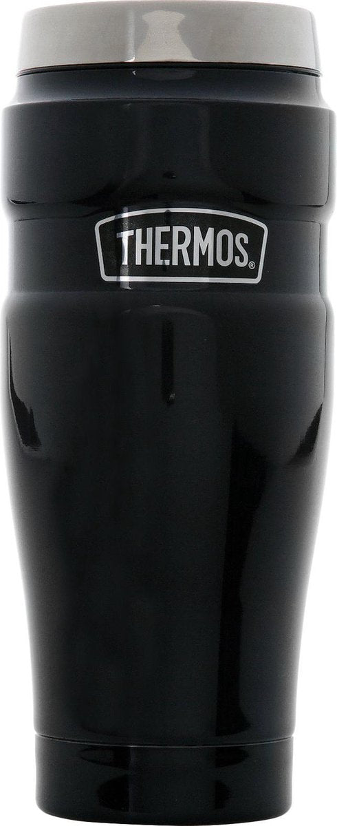 Thermos beker king blauw 470 ml
