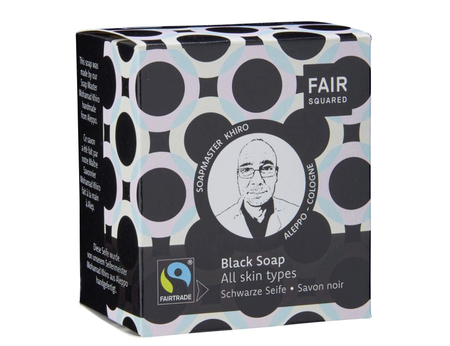 Fair Squared Zeepblok Zwarte Zeep