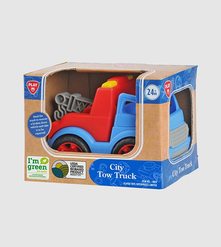 Playgo - stevige takelwagen stadssleepwagen