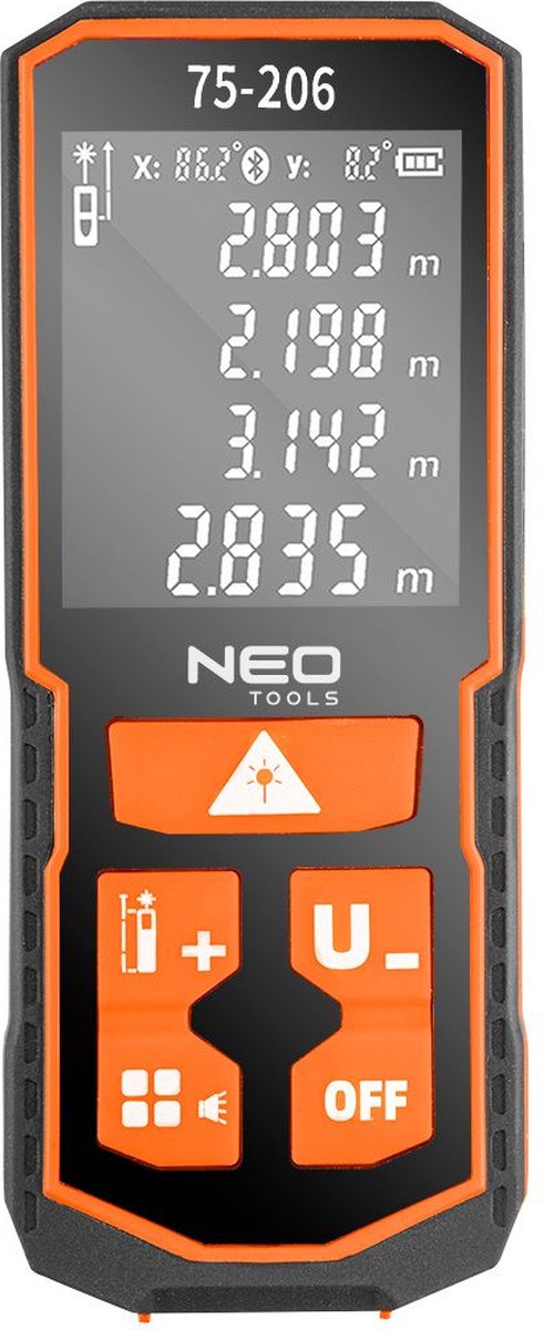 Neo dalmierz serie - laserafstandsmeter - 100m - ip54