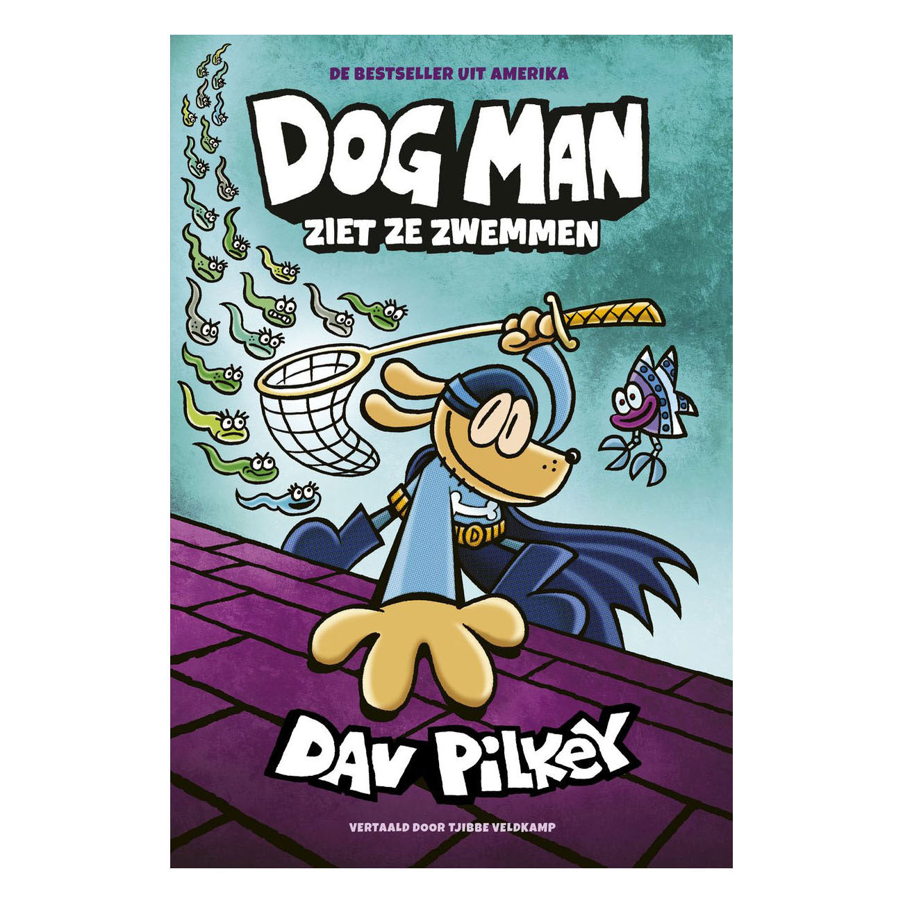 Basisboek Dog Man Deel 8 Dog Man Ziet Ze Zwemmen
