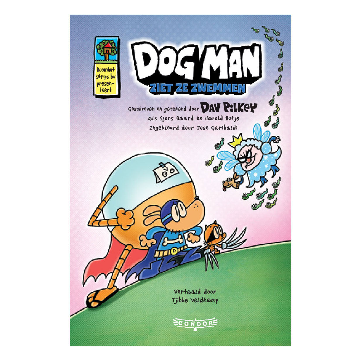 Basisboek Dog Man Deel 8 Dog Man Ziet Ze Zwemmen