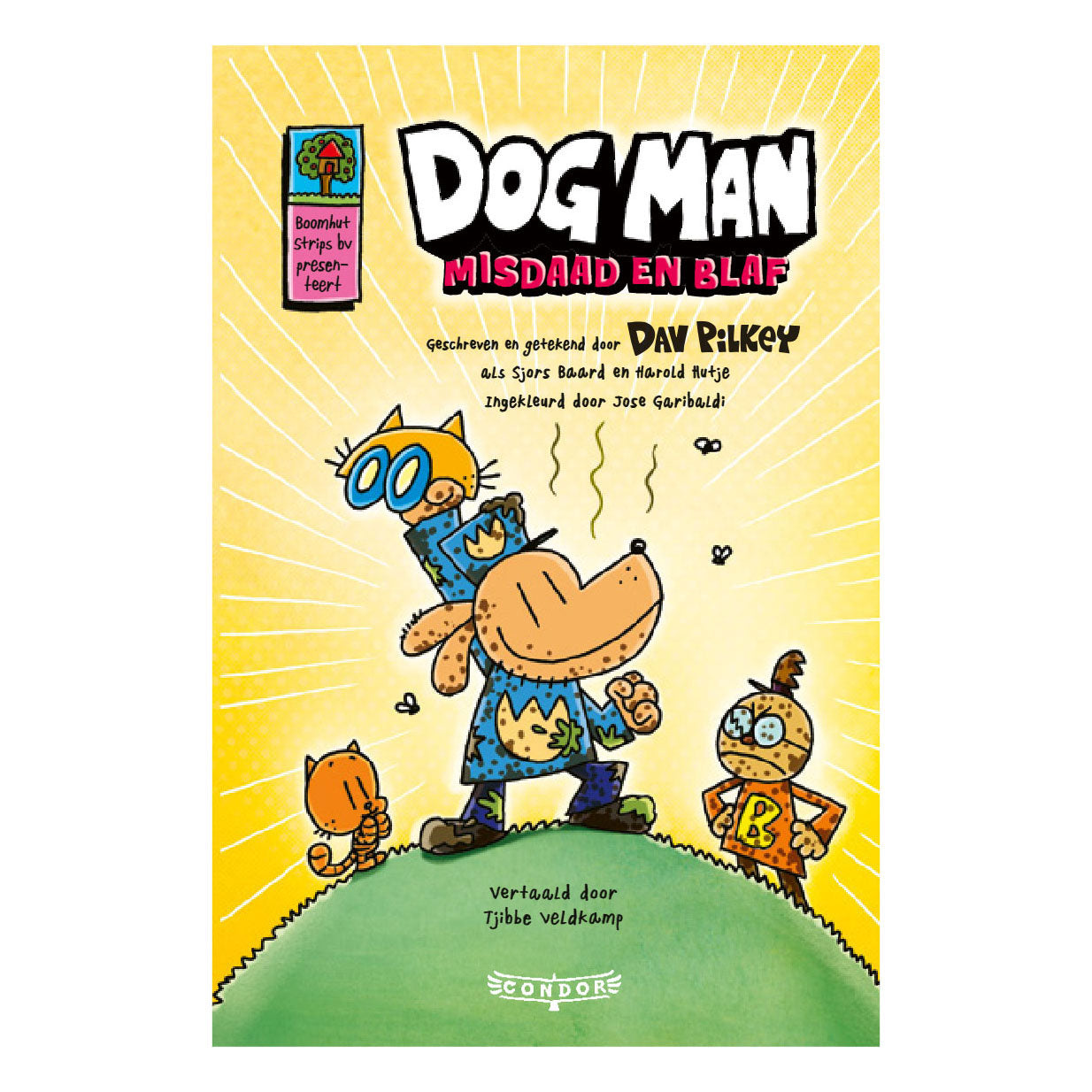Centraal boekhuis dog man - misdaad en blaf