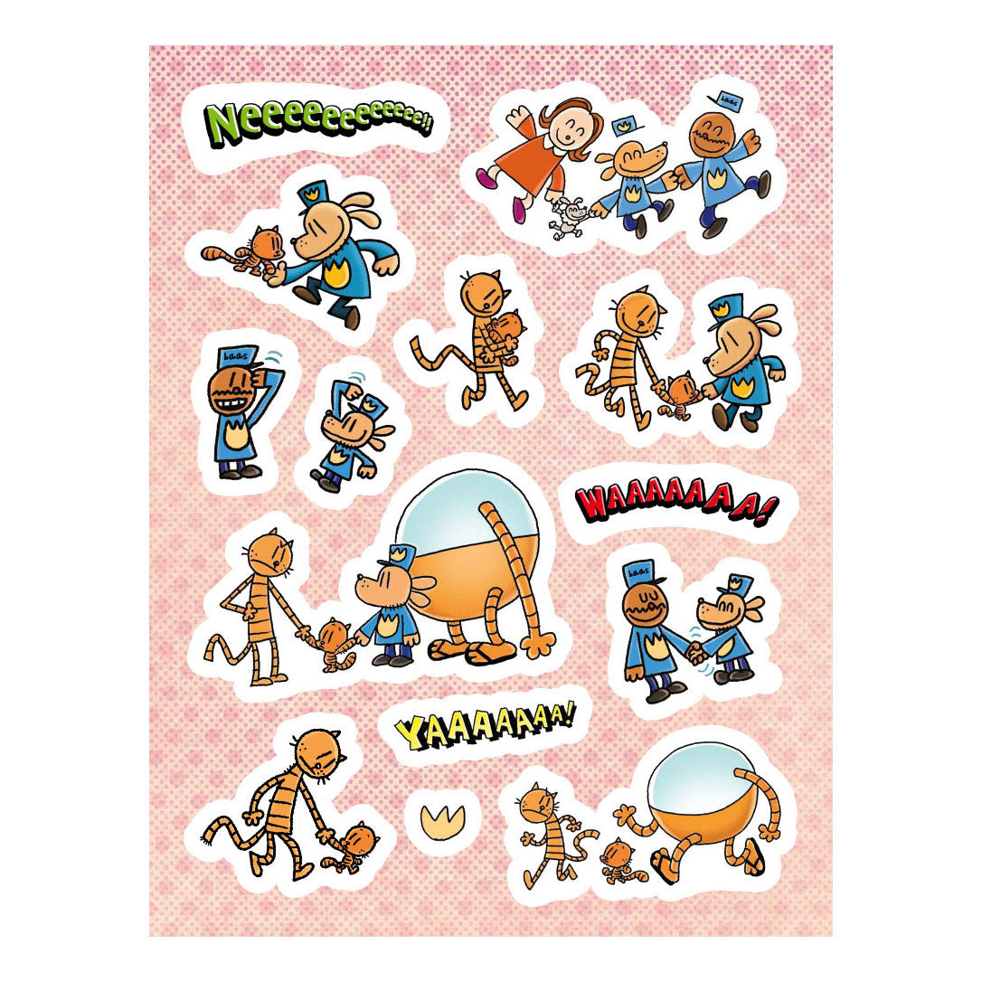 Boek hond man stickerboek