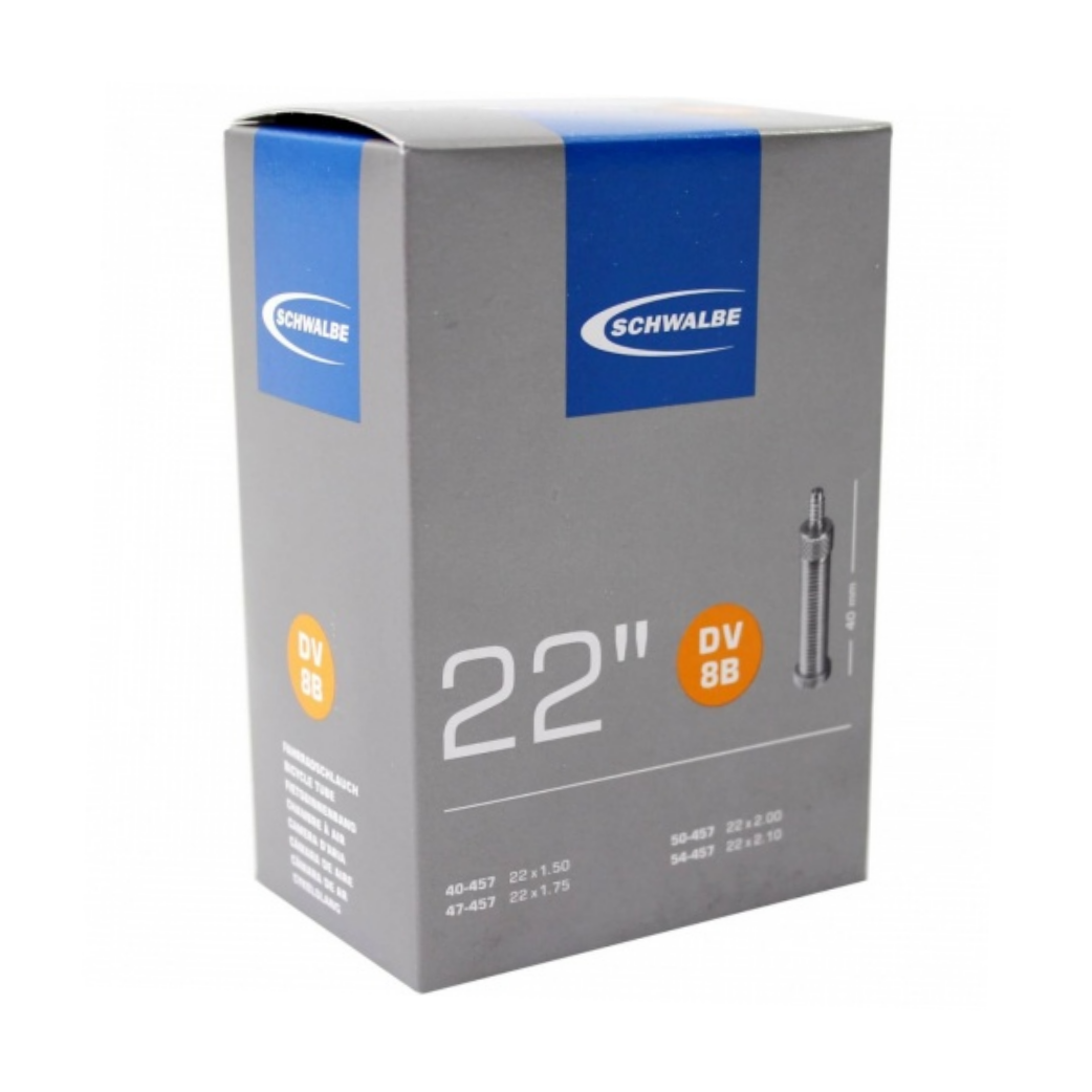 Chambre à air Schwalbe 22x1.75 2.10 ETRTO 40 52-457 Soupape : Dunlop Blitz Holland DV8 40mm