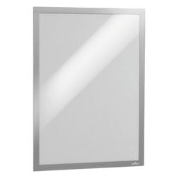 Durable 487323 duraframe a3 - 4873 infoframe, zelfklevend din a3 zilver (b x h) 325 mm x 445 mm 2 stuk(s)