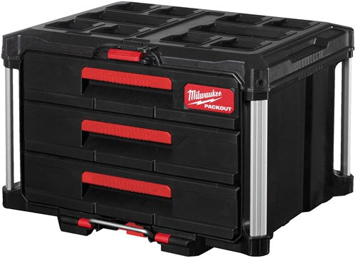 Milwaukee packout toolbox | met 3 lades - 4932472130