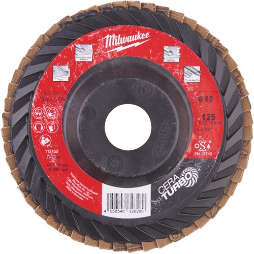 Milwaukee accessoires lamellen schuurschijf slc50 125 g60 - 10 stuks - 4932472232