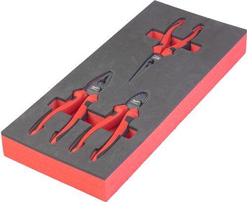 Milwaukee accessoires foam inlay tangenset (3-delig) (4932492462 4932492463 4932492465) - 4932493256