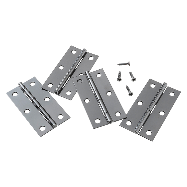 Mack 1071165 - 4 smalle scharnieren zwart h 76 x b 40 mm | 5 stuks
