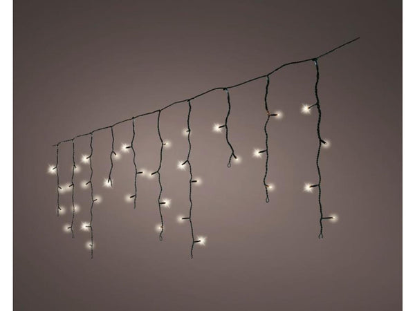 Lumineo led verlichting icicle 11 meter- 259led warmwit twinkel