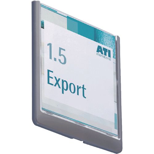 Deurbord durable click sign 4862-37 grafiet