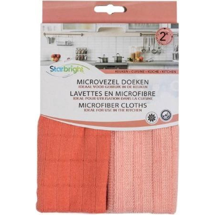 Starbright 1074054 - microvezel doek 35x35cm keuken 2 st | 6 stuks