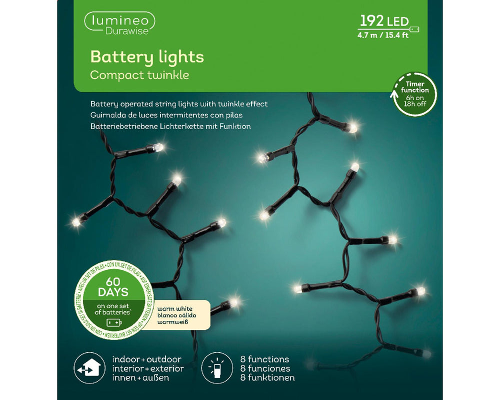 Lumineo durawise led compact lights 192l-470cm warmwit