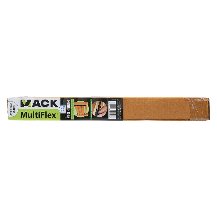 Mack 1074595 - multiflex shutters 50 cm rvs wit gecoat | 2 stuks