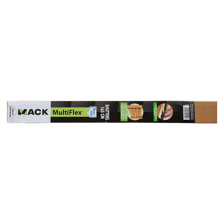 Mack 1074597 - multiflex shutters 165 cm rvs wit gecoat | 2 stuks