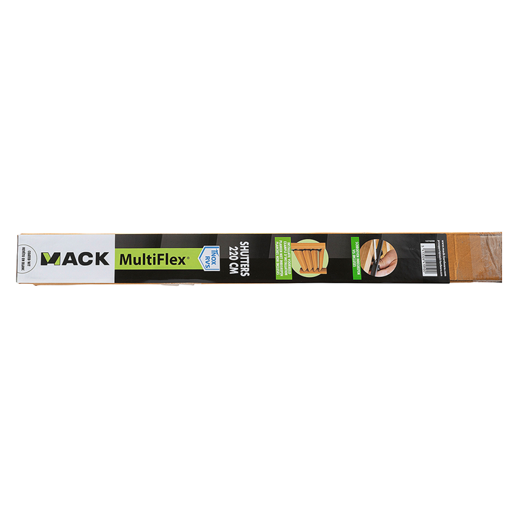 Mack 1074598 - multiflex shutters 220 cm rvs wit gecoat | 2 stuks