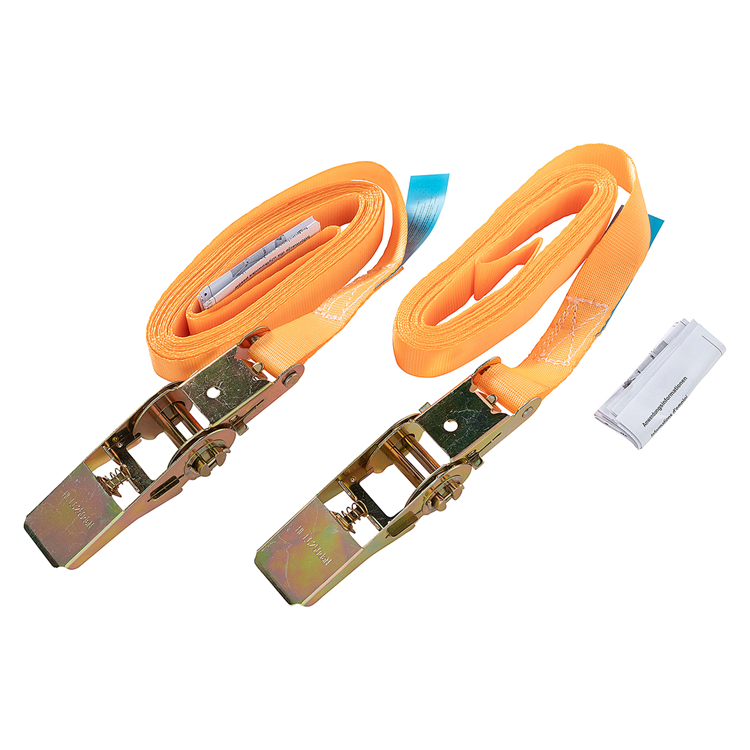 Mack 1072105 - 2 spangordels pe, ratelspanner25mm-4m max 500kg | 5 stuks