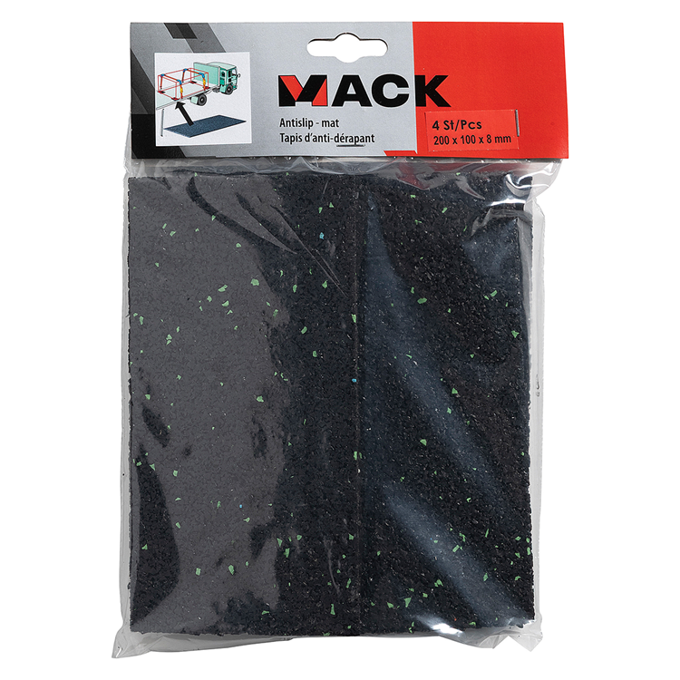 Mack 1072412 - 4 anti-slip matjes 100 x 200 x 8mm | 6 stuks