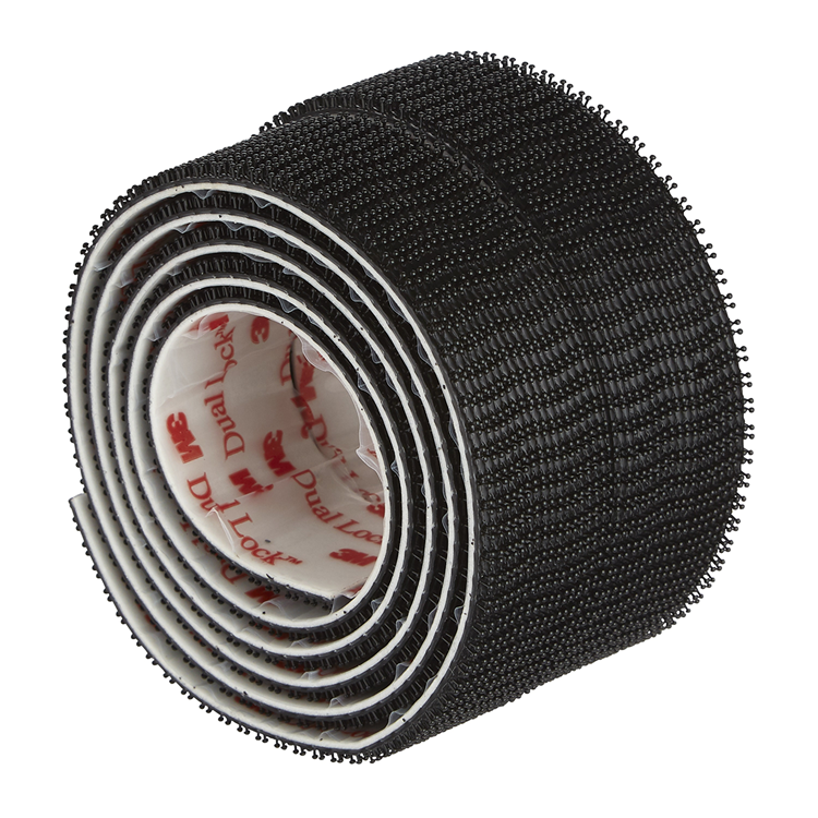 3m 1075818 - scotch extr. fasteners 25mmx1m2rol pak zwart | 6 stuks