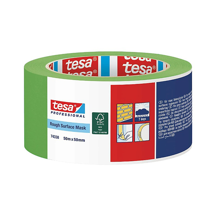 Tesa professional 1075583 - 74338 roughsurfacmask50mx50mm | 6 stuks