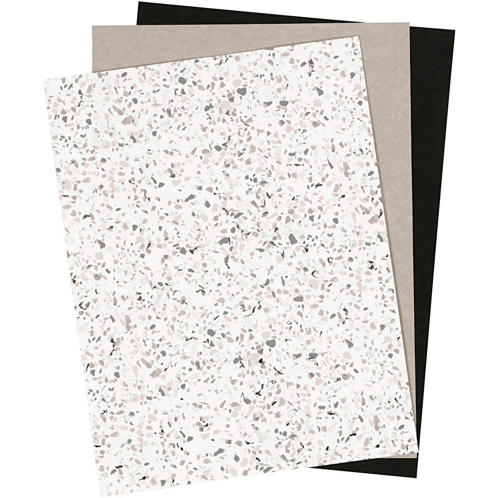 Creativ company kunstleer papier divers, 3 afgesloten