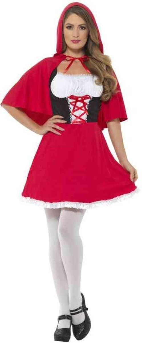 Smiffys - red riding hood kostuum - m - rood m
