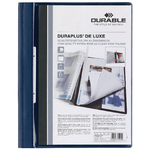 Snelhechters durable 2589 plastic a4 280x330mm donkerblauw