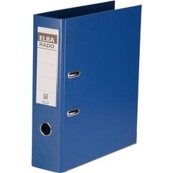 Ordner elba rado plast blauw a4 500 vel karton polypropyleen