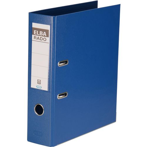 Ordner elba rado plast blauw a4 500 vel karton polypropyleen