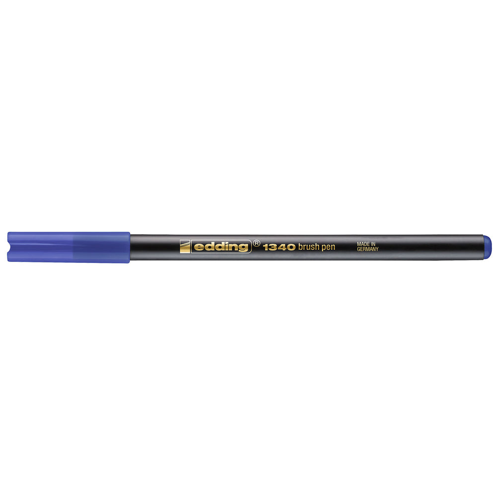 Edding 1340 • brushpen blauw