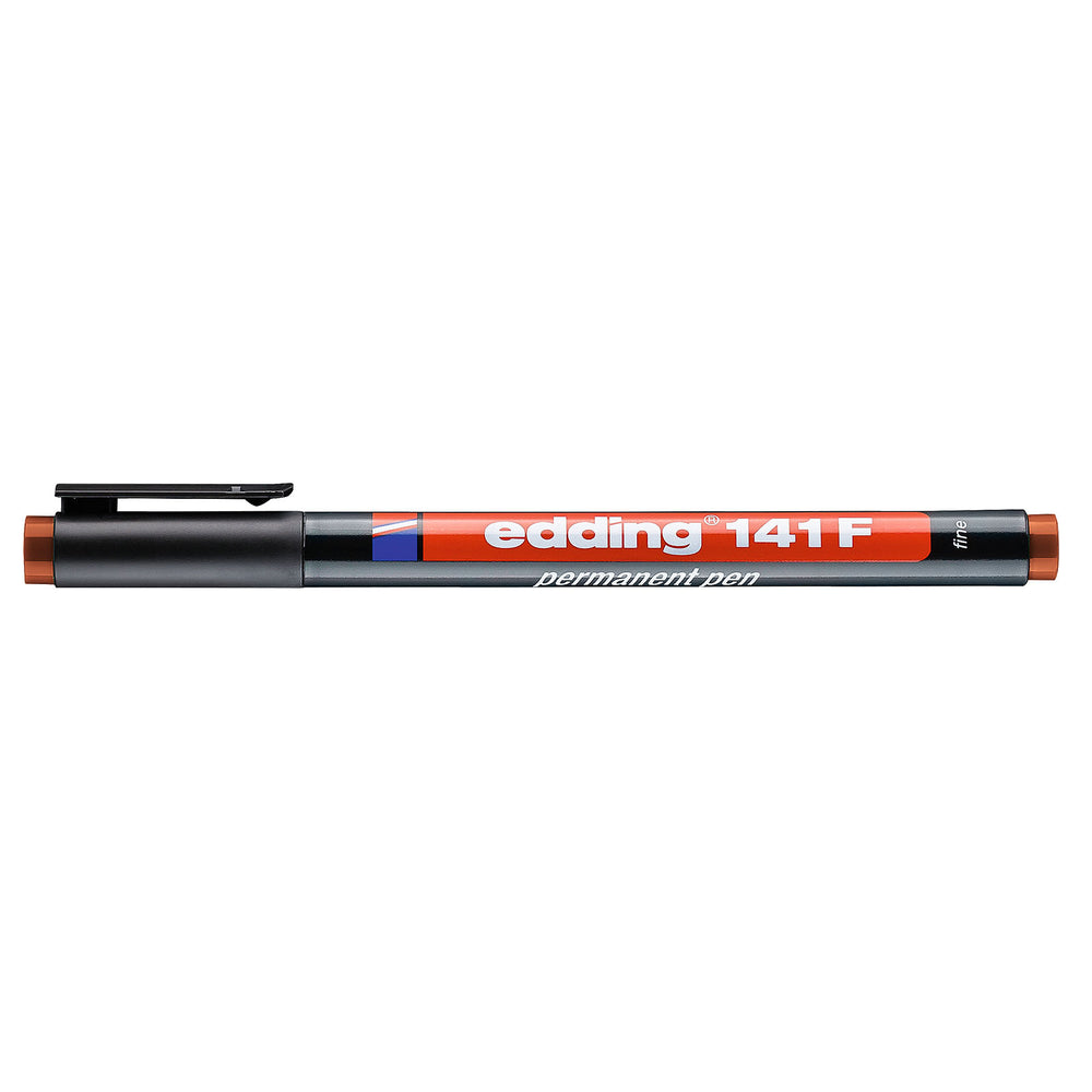 Edding 141f • permanent pen 0.6mm bruin