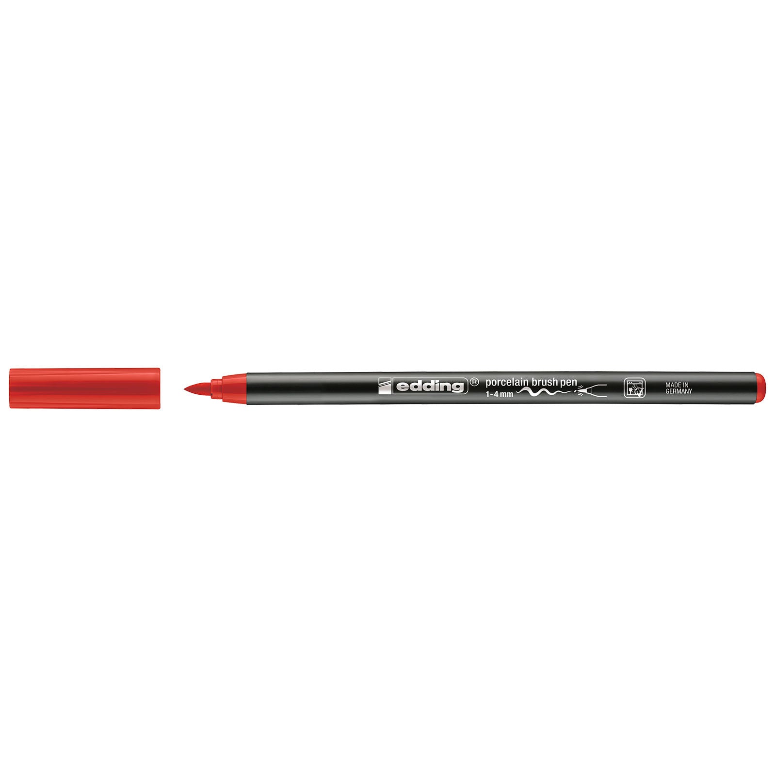Edding 4200 • porseleinstift 1-4mm rood