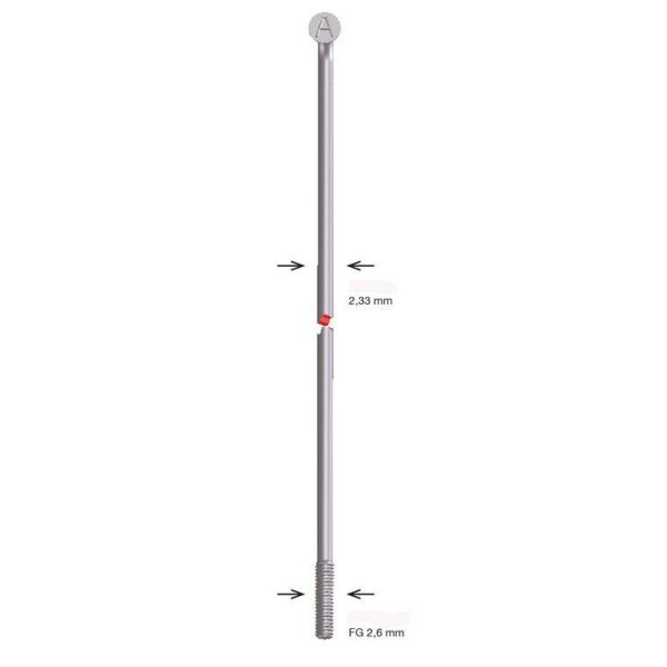 Rayons 262-13 Alpina ø2.33mm FG 2.6 - zinc (144 pièces)