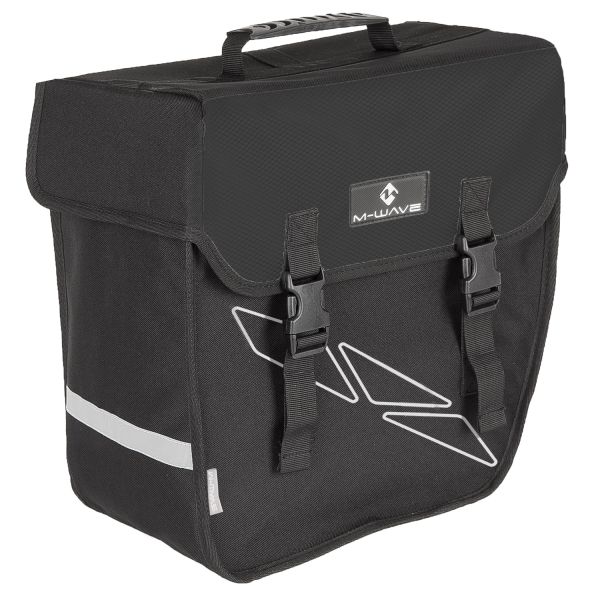 Sacoche simple droite M-Wave Amsterdam - 18 litres - noir