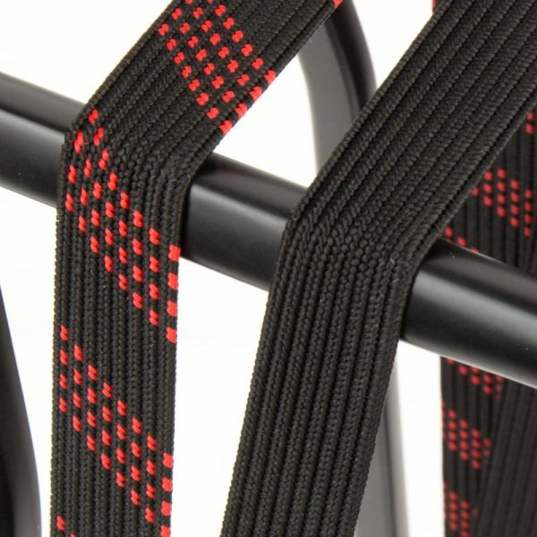 Widek b.v. Widek safety strap SUV steel hook 54cm black bright red