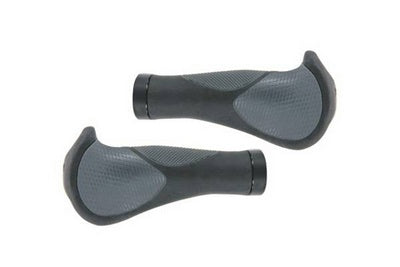 Qtcycletech Qt cycle tech grips ergo 140mm black grey screw on card