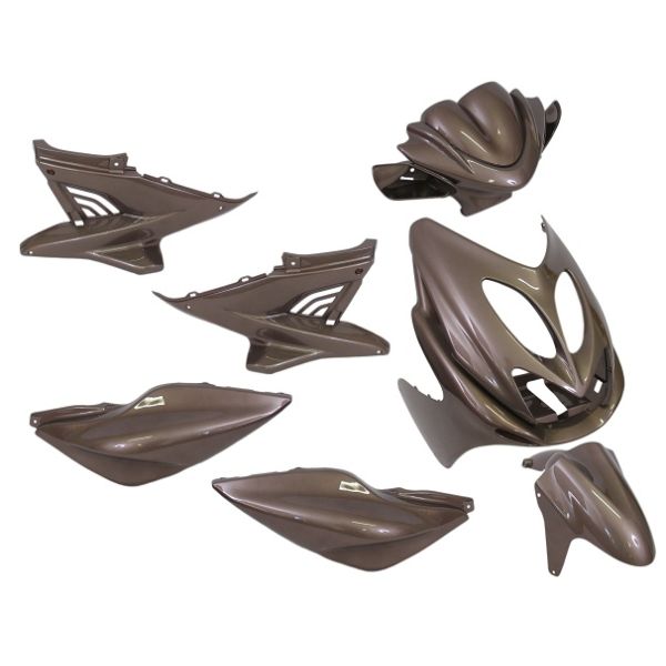 Rand Plaatset Aerox tot bj. 2014 9 delig Audi bruin metallic