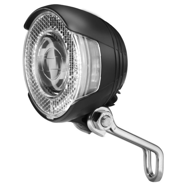 Phare Busch und Müller Lumotec Lyt BN pour moyeu dynamo 20 Lux - noir