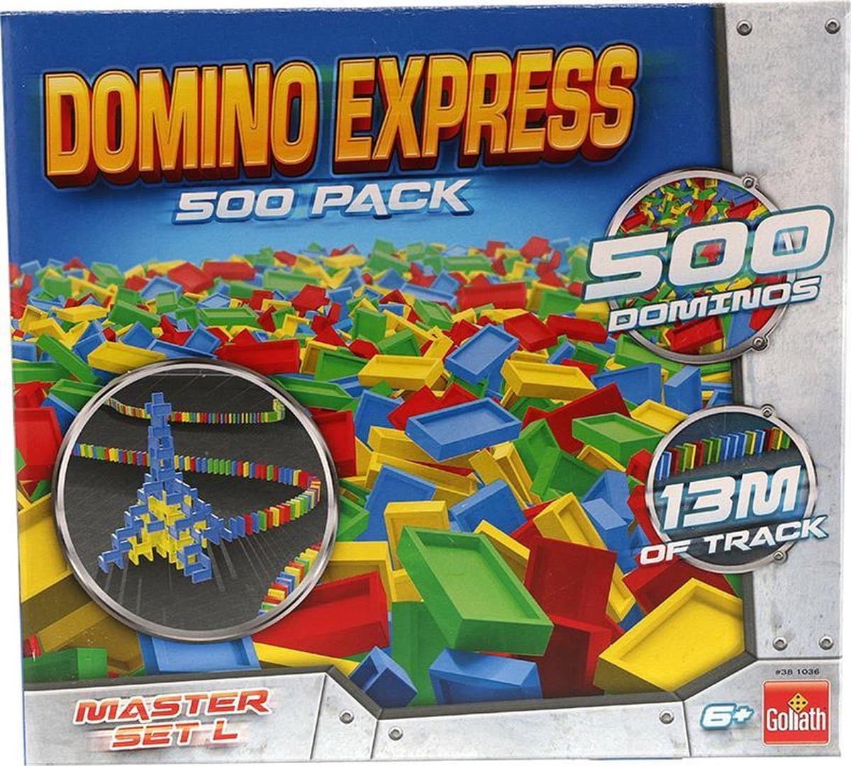 Goliath domino express 500 extra dominostenen, champion race master set l