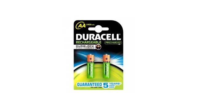 Duracell AA 2400mAh Voorgeladen Oplaadbare Batterijen 2stuks