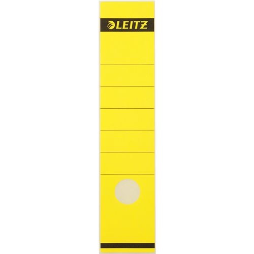 Leitz gekleurde etiketten 1640 61 x 285cm geel zelklvend lang