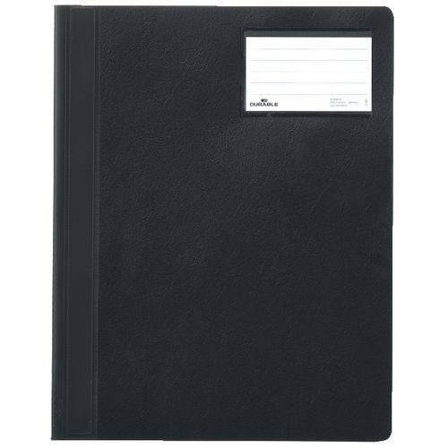 Snelhechters opaak durable 2500.003 zwart etiketvenster insteekhoes breed