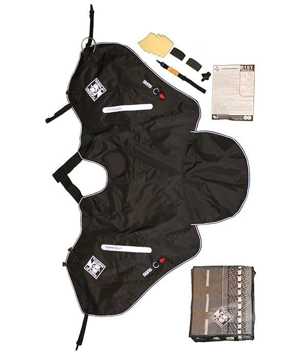 Tucano urbano beenkleed r151x | piaggio ritssluiting