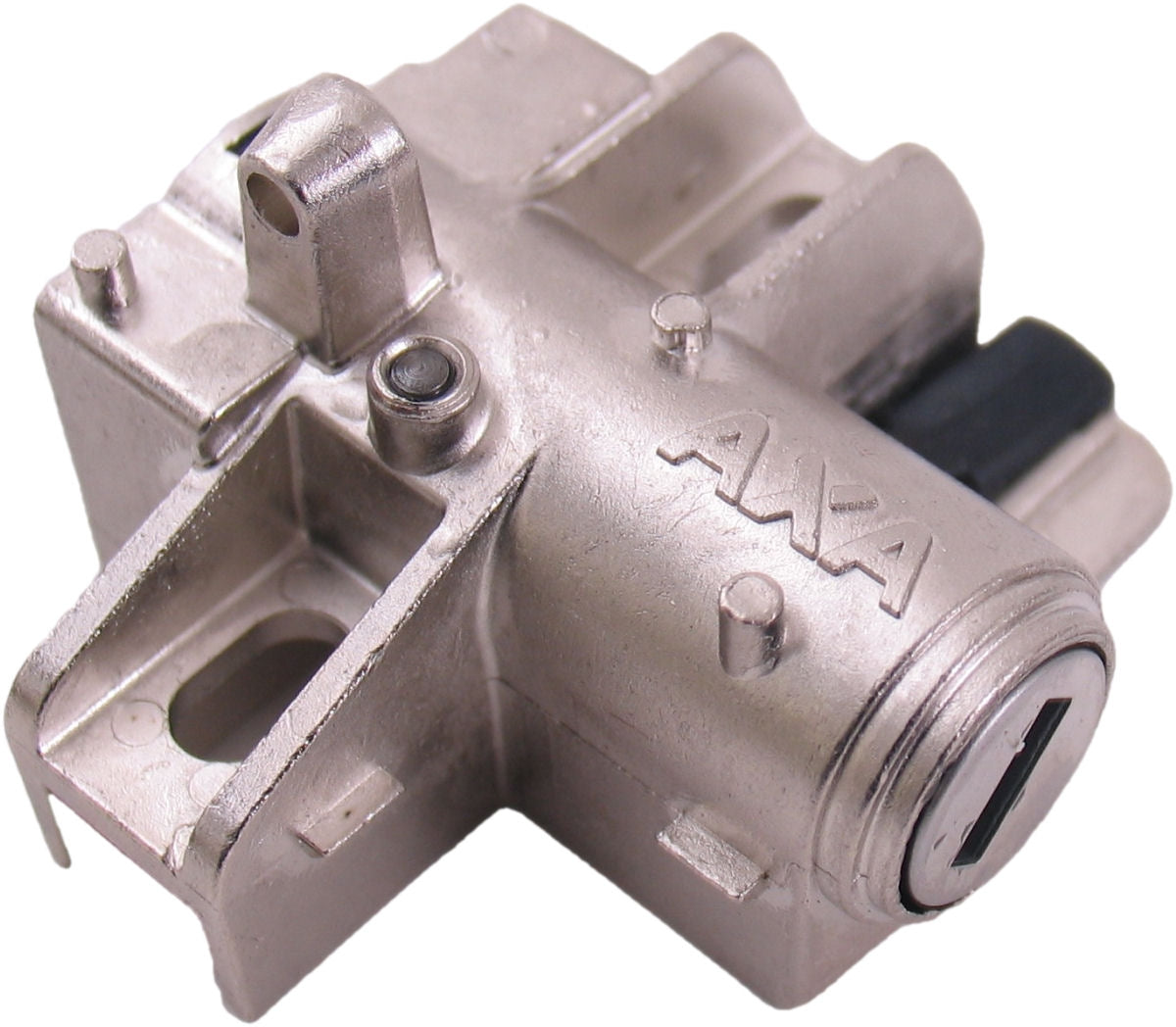 Ringslot Axa Defender met Bosch 2 buiscilinder - glanzend zwart (werkplaatsverpakking)