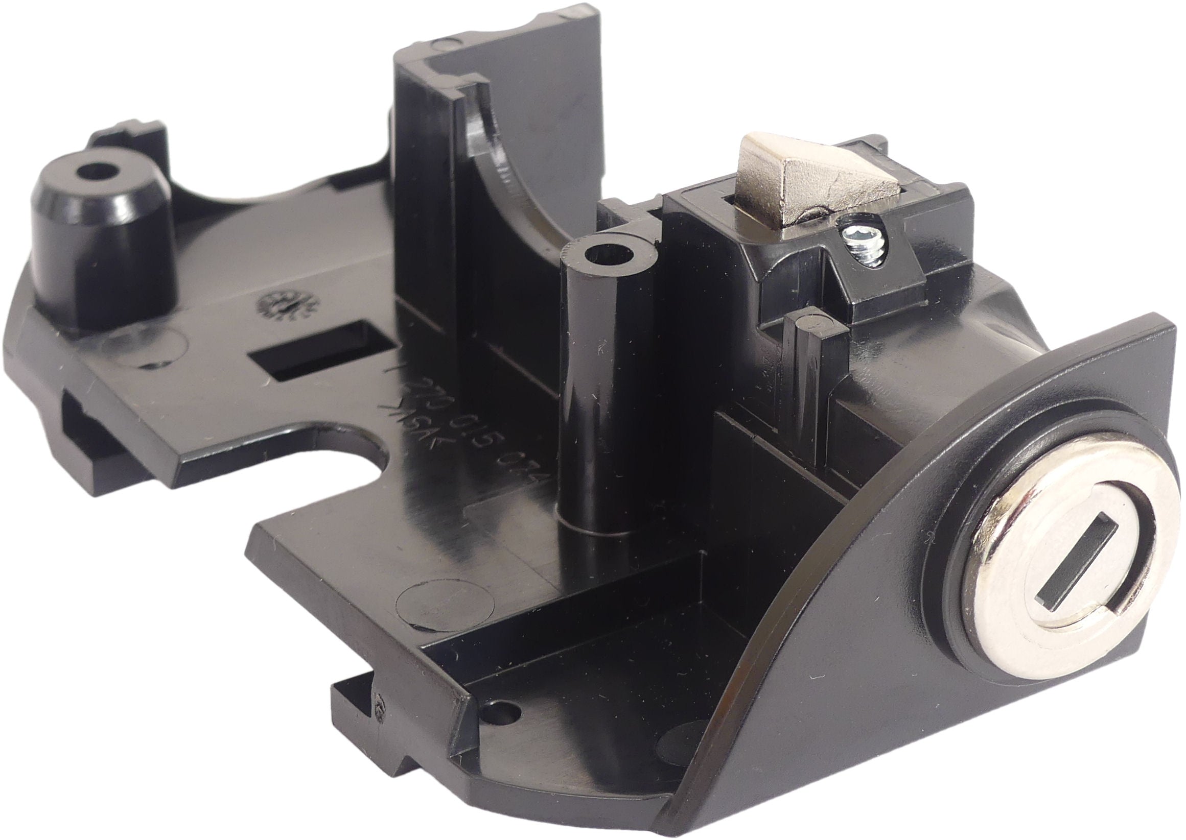 Ringslot Axa Defender met Bosch 2 rackcilinder - glanzend zwart (werkplaatsverpakking)