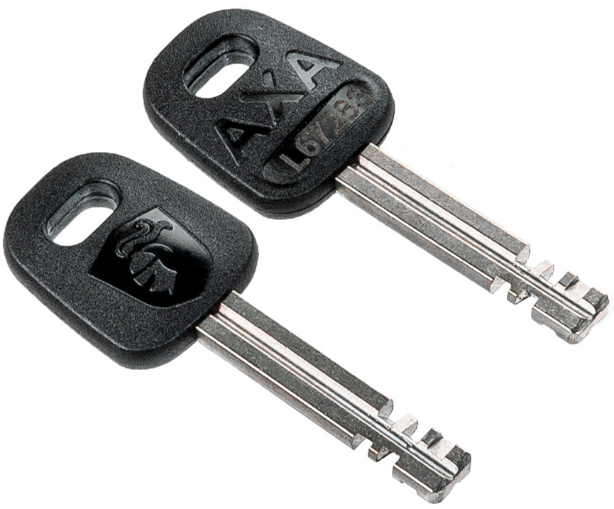 Axa slotketting linq 180cm art** zwart